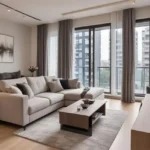Paranjape Aspire 3 BHK Apartments Living Room French Windows